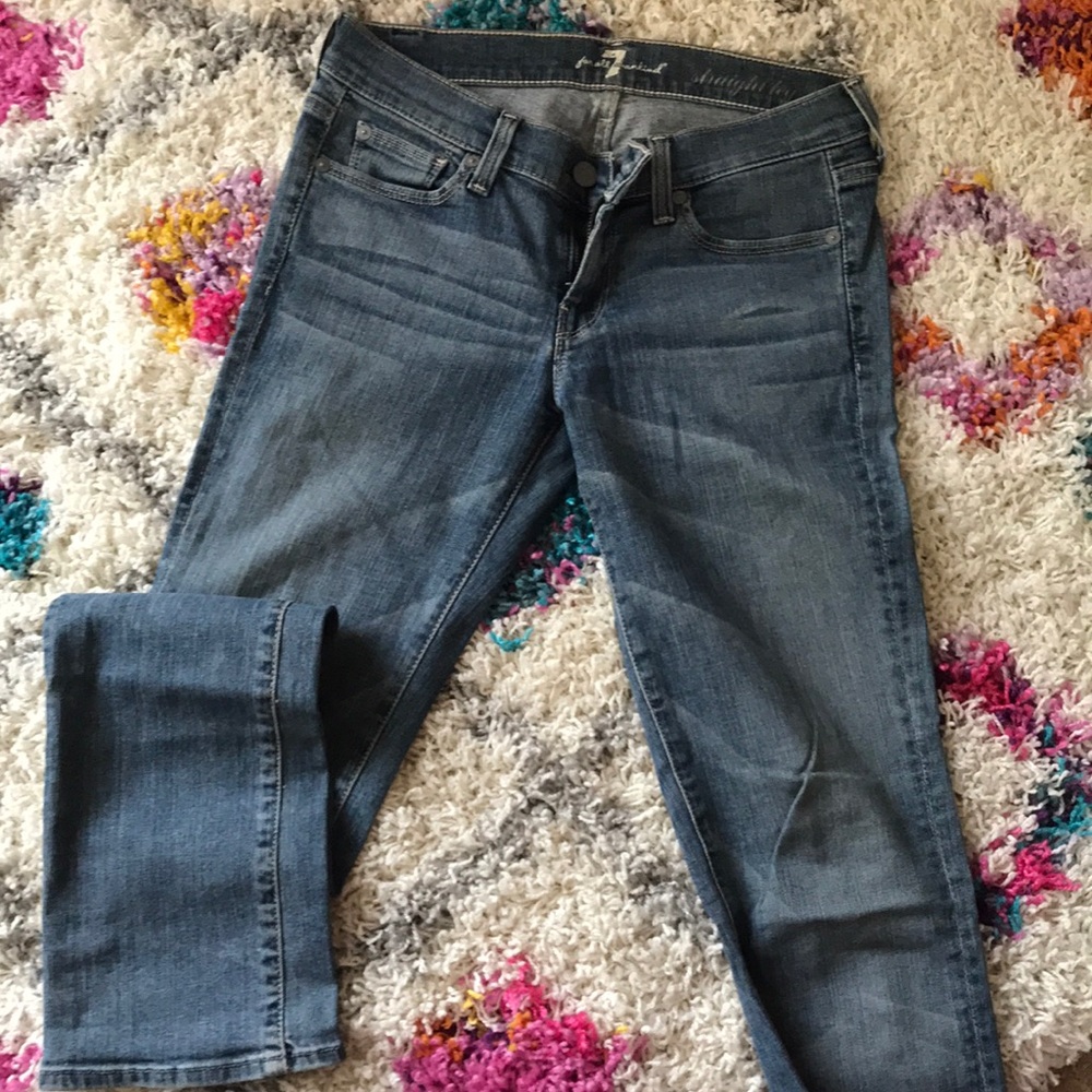 7 for all Mankind straight leg jean - like new!